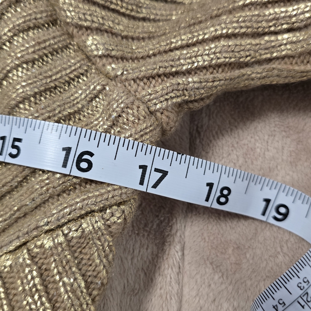 Gold Ribbed Sweater - Picture 6 of 6